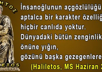 Haliletos’tan…