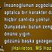 Haliletos’tan…