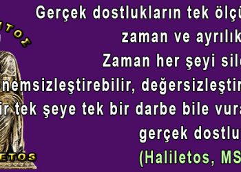 Haliletos’tan…