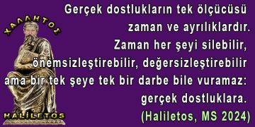 Haliletos’tan…