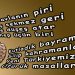 GELENEKSEL HAFTA SONU MANİLERİ