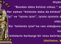 Haliletos’tan…