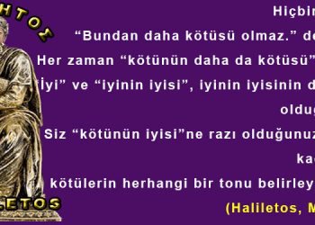 Haliletos’tan…