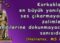 Haliletos’tan…
