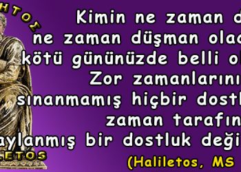 Haliletos’tan…