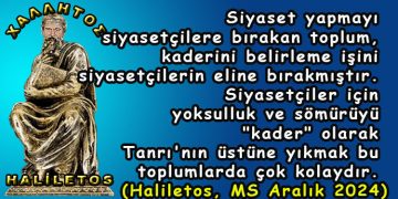 Haliletos’tan…