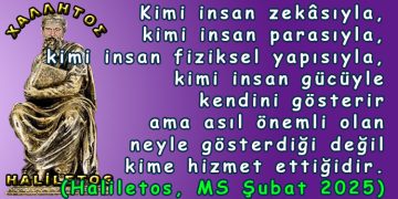 Haliletos’tan…