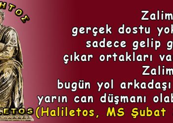 Haliletos’tan…
