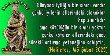 Haliletos’tan…