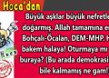 Halil Hoca’dan