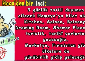 Halil Hoca’dan bir inci…