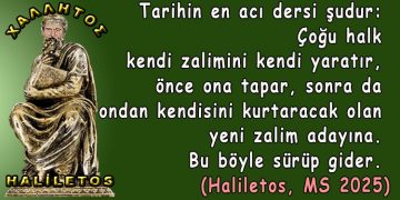 Haliletos’tan inci taneleri…