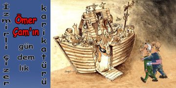 İzmirli çizer Ömer Çam’dan gündemlik karikatür