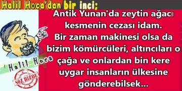 Halil Hoca’dan bir inci…