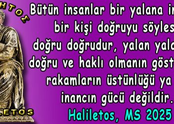 Haliletos’tan…