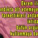 Orhan’dan…dan…dan…