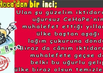 Halil Hoca’dan bir inci…