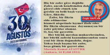 30 Ağustos Zafer Bayramı kutlu olsun…