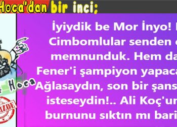 Halil Hoca’dan bir inci…