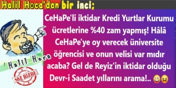 Halil Hoca’dan bir inci…
