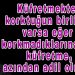 Orhan’dan…dan…dan…