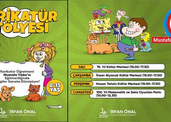 BAYRAKLI’DA KARİKATÜR ATÖLYEMİZ BAŞLIYOR