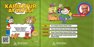 BAYRAKLI’DA KARİKATÜR ATÖLYEMİZ BAŞLIYOR