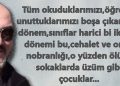 Orhan’dan…dan…dan…