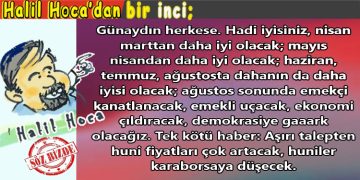 Halil Hoca’dan bir inci