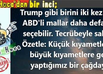 Halil hocadan bir inci…