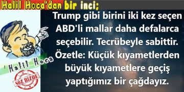 Halil hocadan bir inci…