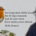 Molla hocadan…