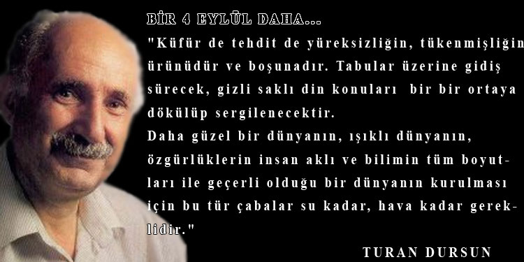 BİR 4 EYLÜL DAHA…